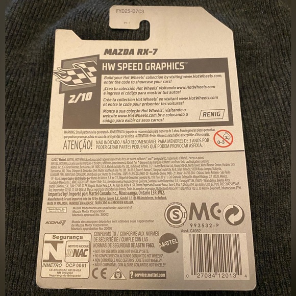 "🥦5/$25🥦" Hot Wheels Mazda RX-7 - Picture 4 of 4